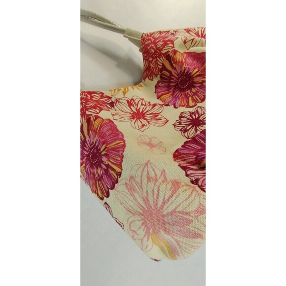 Women of Faith Orange Burgundy Magenta Handbag Purse Pouch Handles Canvas Zipper - Picture 5 of 10